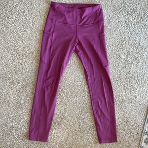 90 Degree By Reflex High Waist Side Pocket 7/8 Ankle Legging